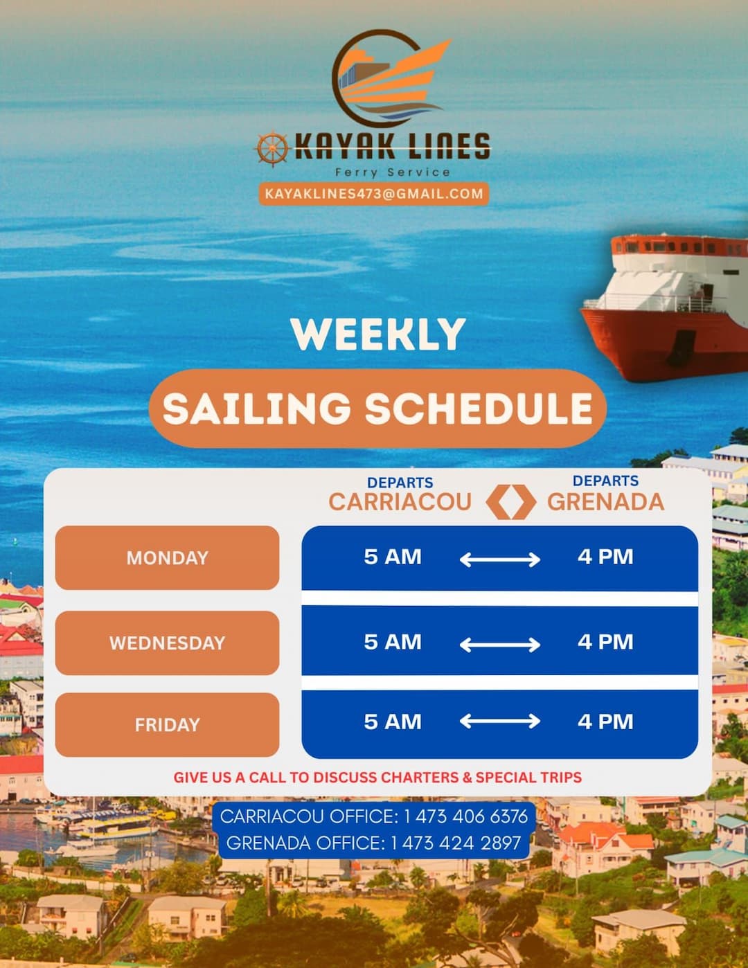 Kayak Lines (Carriacou)