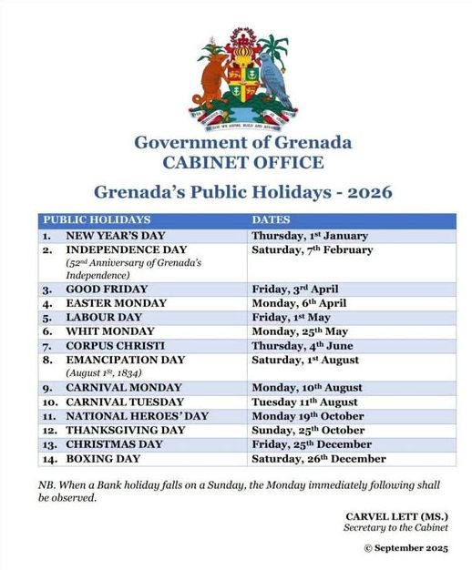 2026 Holidays